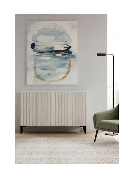 Μπουφές Ξύλινος Πολύχρωμος 120x30x75cm