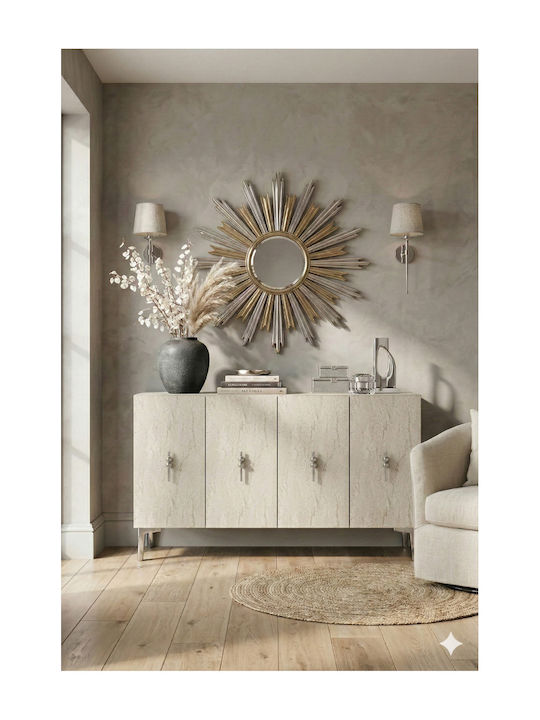Μπουφές Ξύλινος Καφέ 120x30x75cm