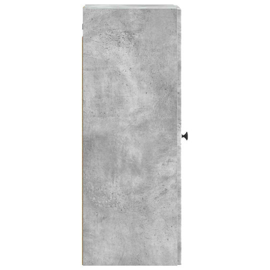 vidaXL Bathroom Cabinet 33x34.5x90cm Gray