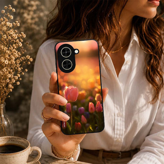 Sonique Sunset In Eden Series Realme C65 4g Tulip Velvet Case