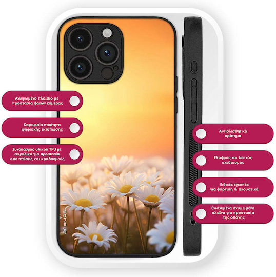 Sonique Sunset In Eden Series Case Realme Note 60 4G Gold Daisy
