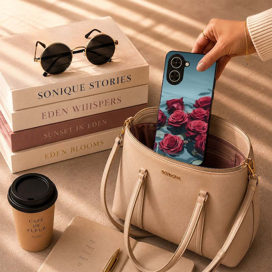 Sonique Sunset In Eden Series Case For Realme C51 Realme C53 Realme Note 50 4G Midnight Rose