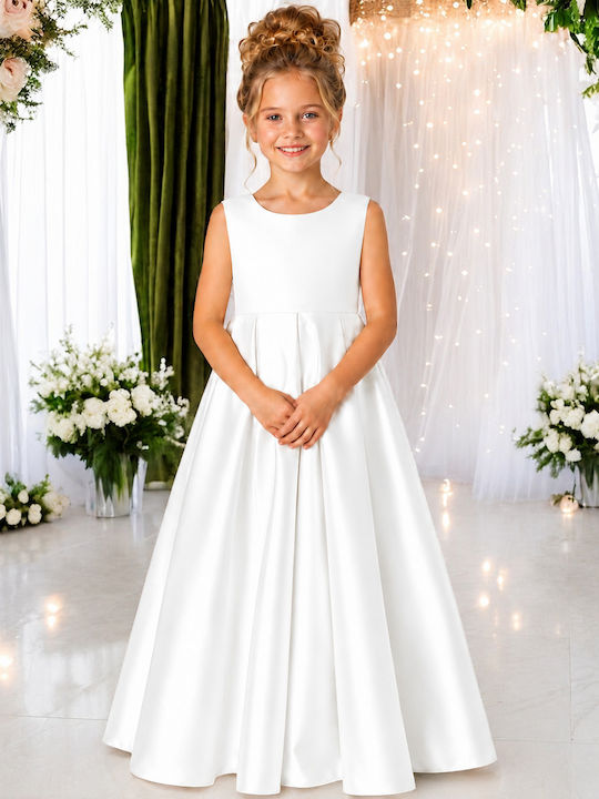 Rochie pentru Copii Fără mâneci White