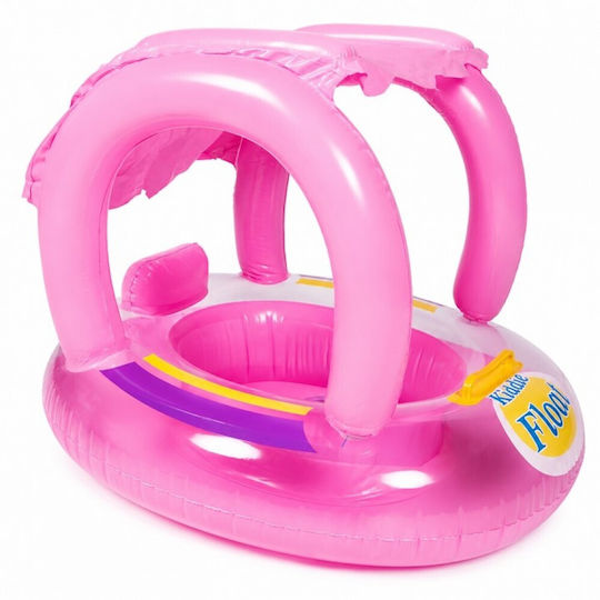 Kids Swim Trainers with Length 70cm and Pink Sunshade Inflatable