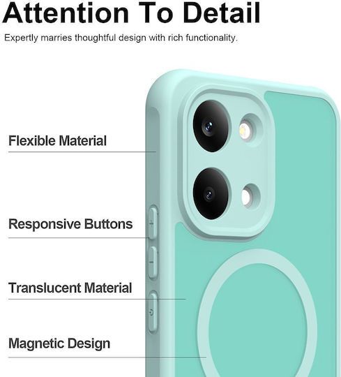 Techsuit Halofrost II Umschlag Rückseite Kunststoff Grün (Poco X8 Pro Max)