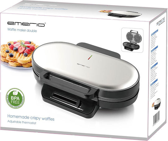Emerio Гофретник за Гофрети Сърце 2 Места 1200W