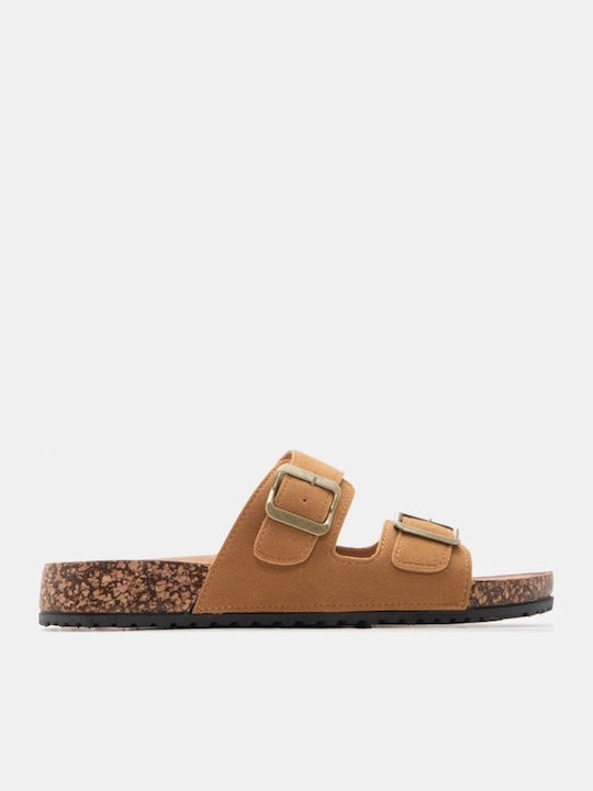 Дамски Сандали Flatforms Кафяви