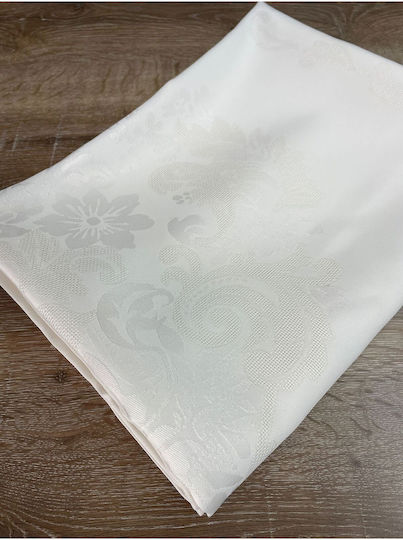SteweHome Tischdecke Mit Spitze Beige 160x220cm