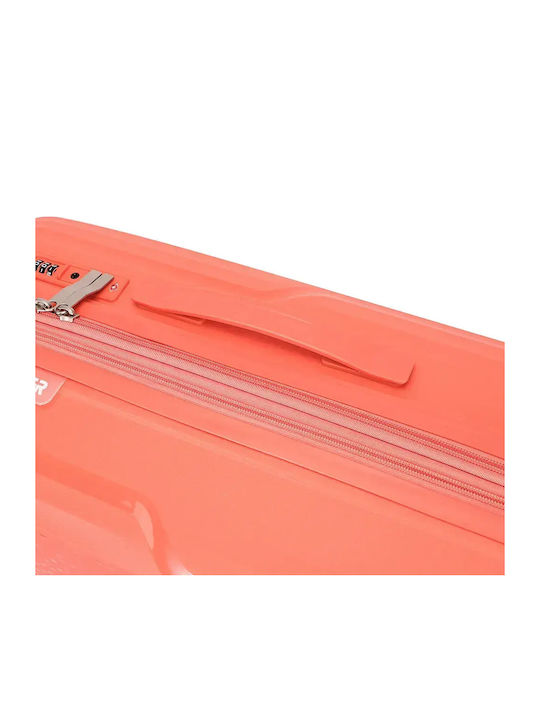 Amber Valiză De Călătorie Mare Scură Peachy Red Înălțime 75cm