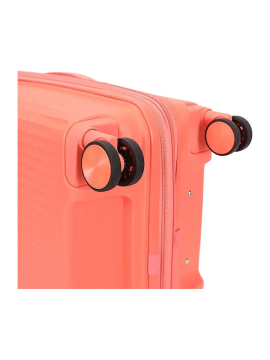 Amber Valiză De Călătorie Mare Scură Peachy Red Înălțime 75cm