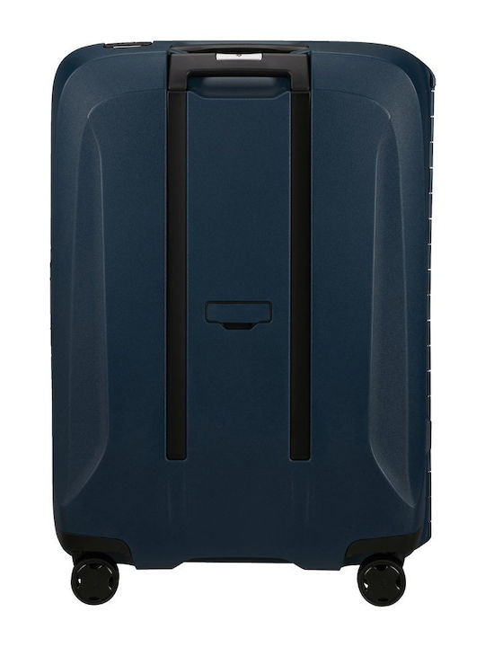 Samsonite Essens Μεσαία Βαλίτσα Ταξιδίου Σκληρή Μπλε Ύψους 69εκ.