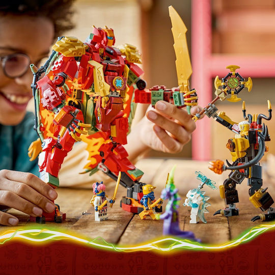 LEGO Ninjago Трансформиращ Механичен Дракон Wyldfyre за 9+ Години 821 Бройки