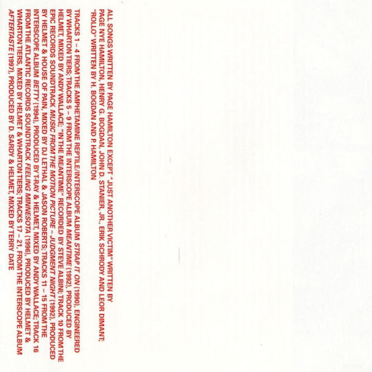 Helmet (2) - Unsung: The Best Of Helmet (1991-1997) CD Μουσικής