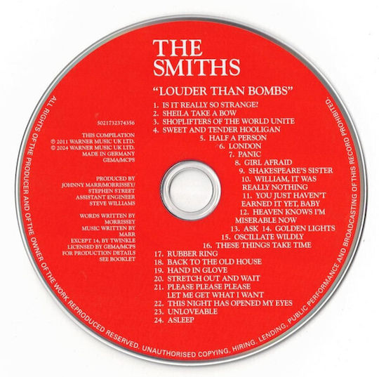 The Smiths The Smiths - Louder Than Bombs CD Μουσικής