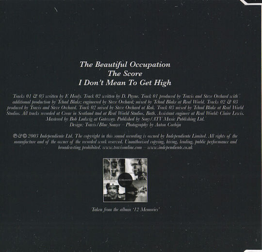 Travis - The Beautiful Occupation CD Μουσικής