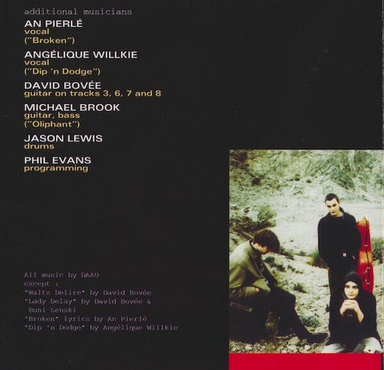 Daau - We Need New Animals CD Μουσικής