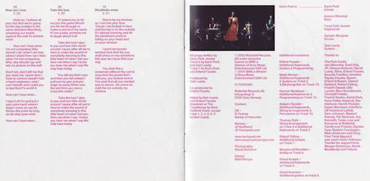 Karin Park Superworldunknown CD Μουσικής
