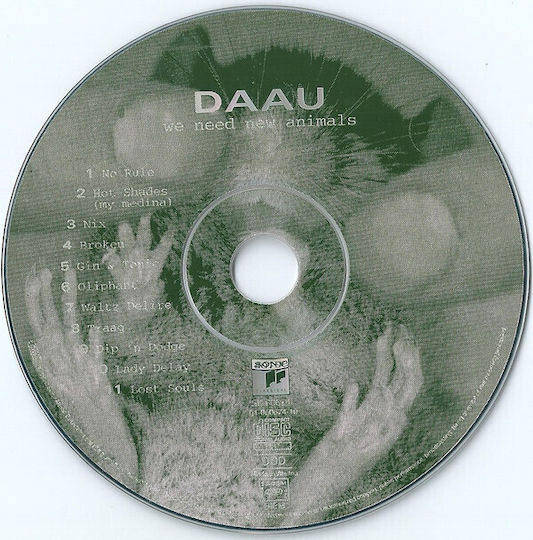 Daau - We Need New Animals CD Μουσικής