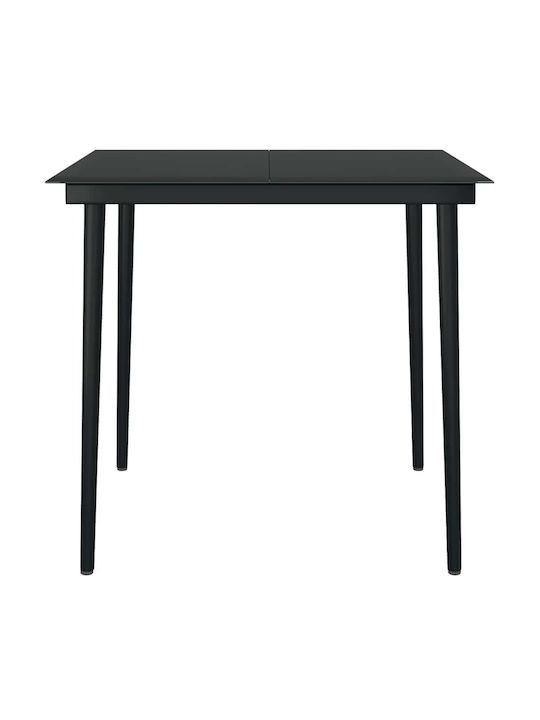 Garten- und Outdoor-Möbelsets Typsatz Speisesaal 3 Stück Schwarz mit Kissen