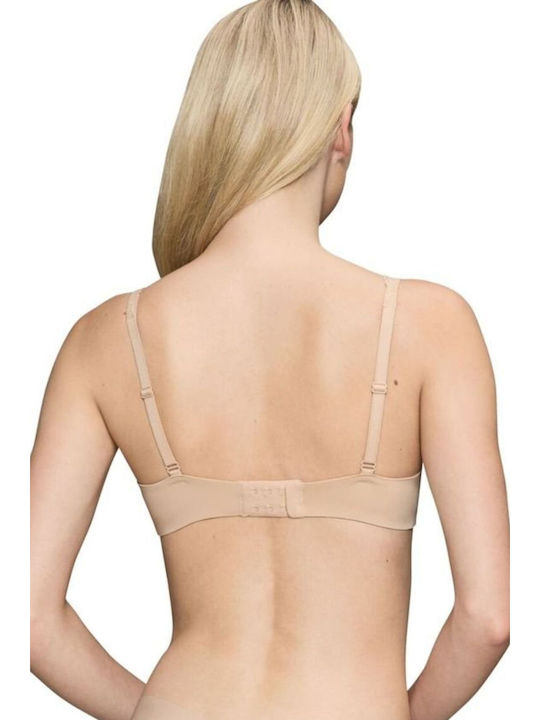 Body Make Up Balconette Balconette Bra with Light Padding Underwire Beige