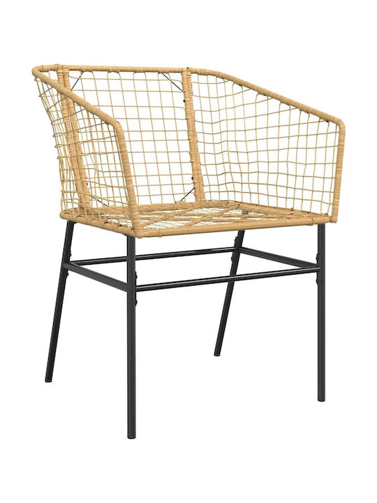 Garten- und Outdoor-Möbelsets Speisesaal 7 Stück Schwarz mit Kissen