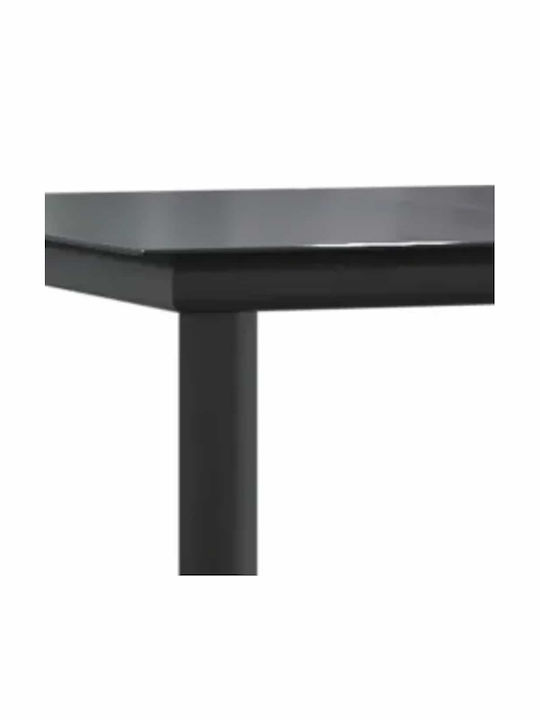 Garden & Outdoor Furniture Sets Dining Room Set 5 Pieces Black