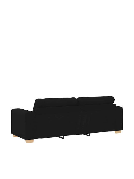 vidaXL Garten- und Outdoor-Möbelsets Wohnzimmer Typsatz 2 Stück Schwarz mit Kissen