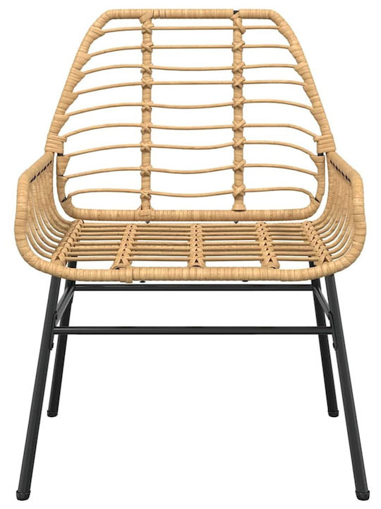 Garten- und Outdoor-Möbelsets Speisesaal 9 Stück Schwarz mit Kissen
