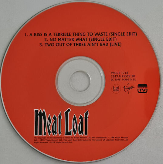 Meat Loaf A Kiss Is A Terrible Thing To Waste No Matter What CD Μουσικής