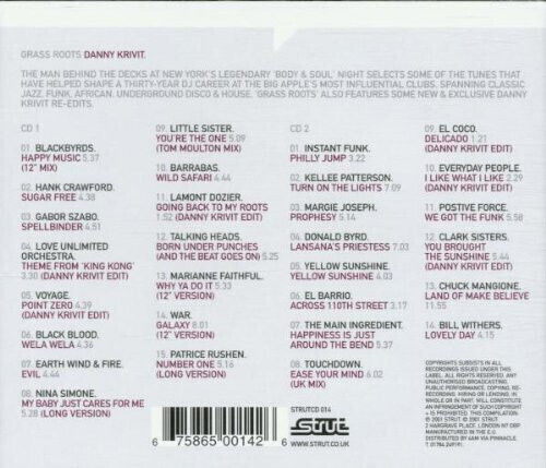 Danny Krivit - Grass Roots (musical Influences And Inspiration) CD Μουσικής