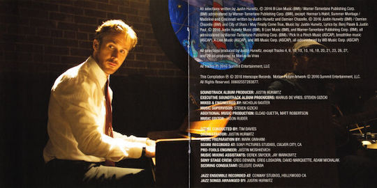 Justin Hurwitz - La La Land (original Motion Picture Score) CD Μουσικής