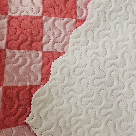 Kotonia Home Κουβερλί Ημίδιπλο Microfiber Red 180x230cm