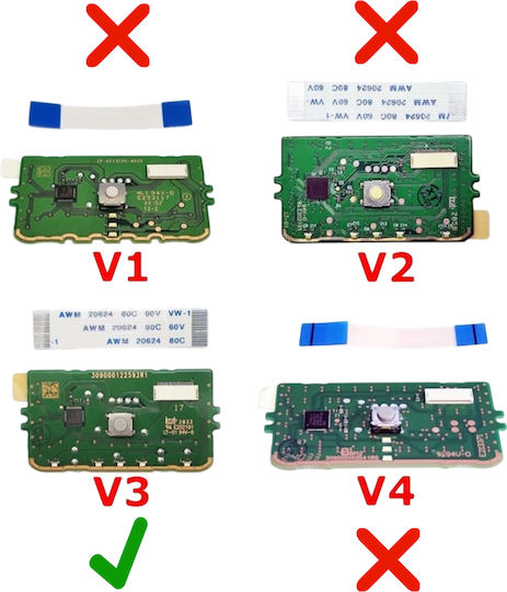 Touchpad Ic Board 309000136942r1 V.3 Bdm-020 Bdm-030 Controller Sony Playstation 5 Ps5 Gamepad Dualsense Edge Controller Flex Cable 16pin Code 1-game308
