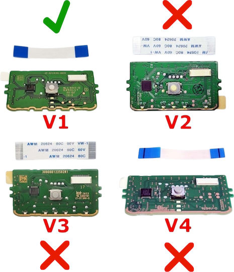 Touchpad Small IC Board 309000122592r1 V.1 Bdm-010 Controller Sony Playstation 5 PS5 Gamepad Dualsense Edge Controller Flex Cable 18pin Code 1-game310