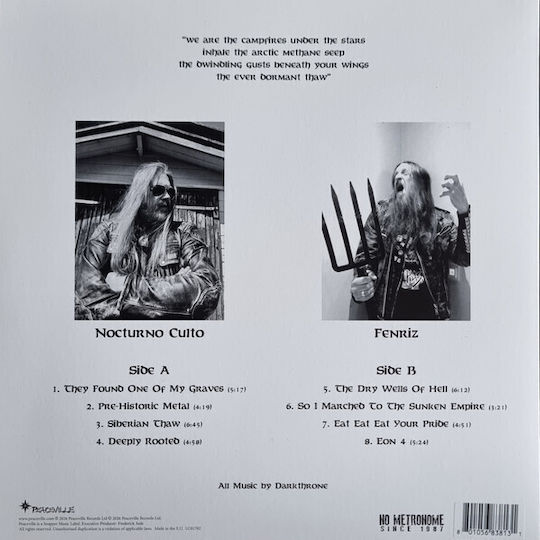 Darkthrone Pre-historic Metal Vinyl