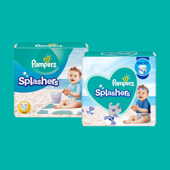 Pampers Πάνες Βρακάκι Splashers No. 4 για 9-15kg 11τμχ
