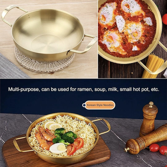 Saganaki din Oțel Inoxidabil 22cm