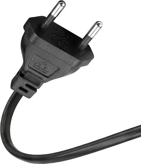 Belkin 2-pin Bipolar C7 Power Cord Figure 8 Cable Length 1.8m Black