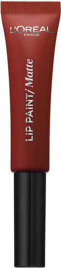 L'Oreal Paris Infaillible Lip Paint Long Lasting Liquid Lipstick Matte 205 Apocalypse Red 8ml