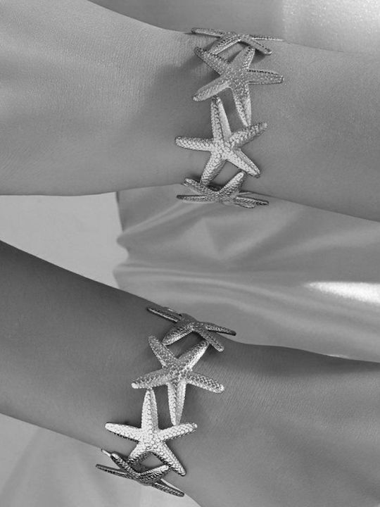 Callajewels Women's Steel Handcuff Bracelet
