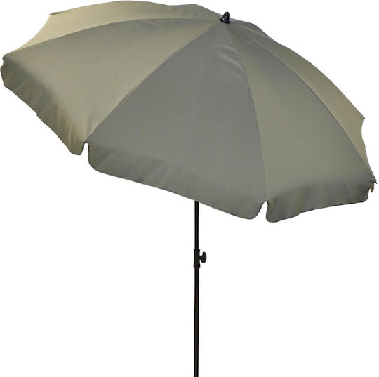 Umbrelă Rotundă Metalică Verde Φ1.85m