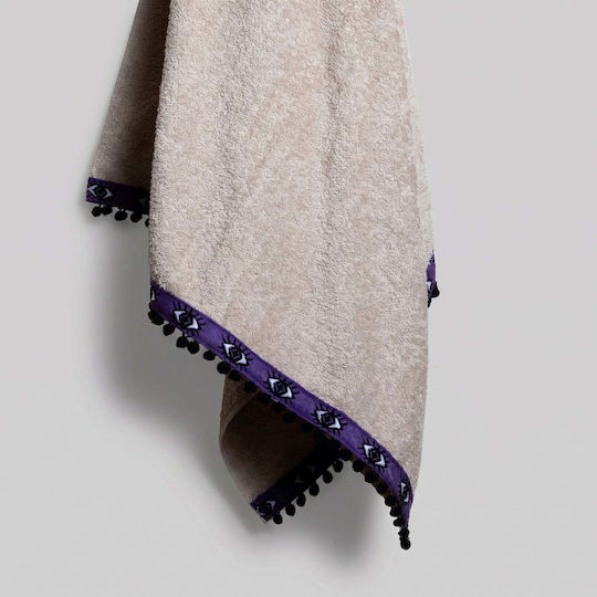 White Fabric Eye Βαμβακερή Μπεζ 80x160εκ.
