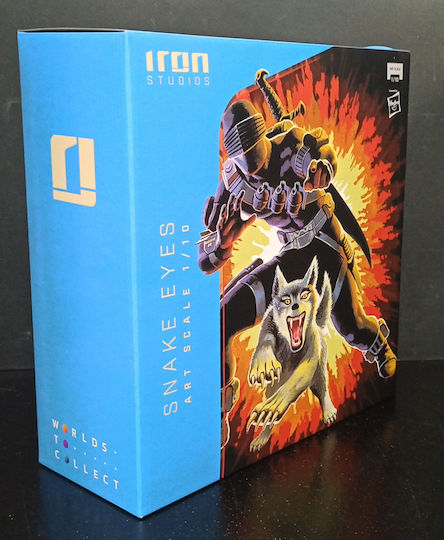 Iron Studios Gi Joe Snake Eyes W Timber Wolf 1/10 Bds Art Scale Statue Mib