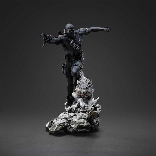 Iron Studios Gi Joe Snake Eyes W Timber Wolf 1/10 Bds Art Scale Statue Mib