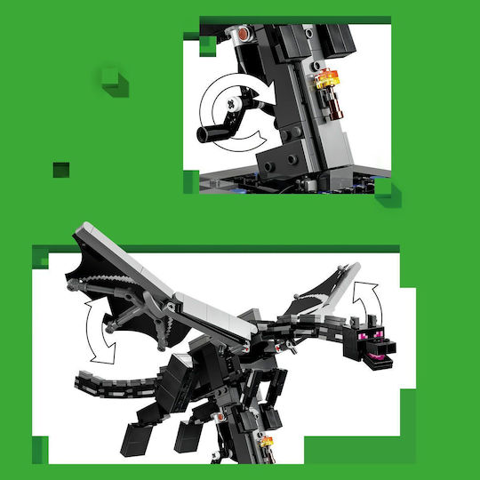 LEGO Minecraft Ender Dragon Pentru 10+ Ani 710 Bucăți