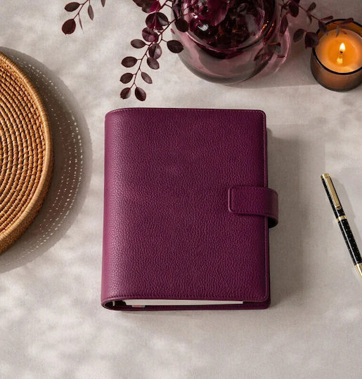 Filofax Ετήσιο Organizer Μωβ Δερμάτινο
