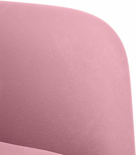 Doppelsitzer Samt Rosa 124x68x74cm