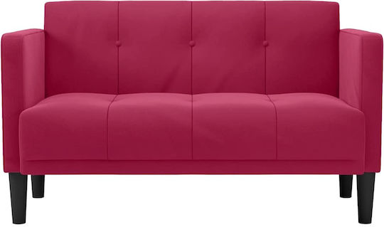 Двуместен Кадифен Син Диван 124x67x74.5см