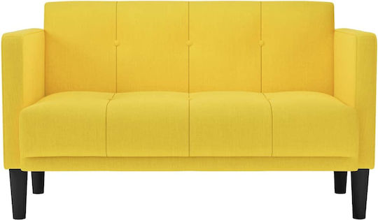 Canapea Cu Două Locuri Galbenă 111x67x74.5cm