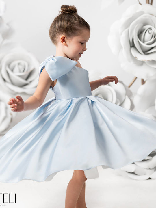 Vinte li Hellblaues Taufkleid